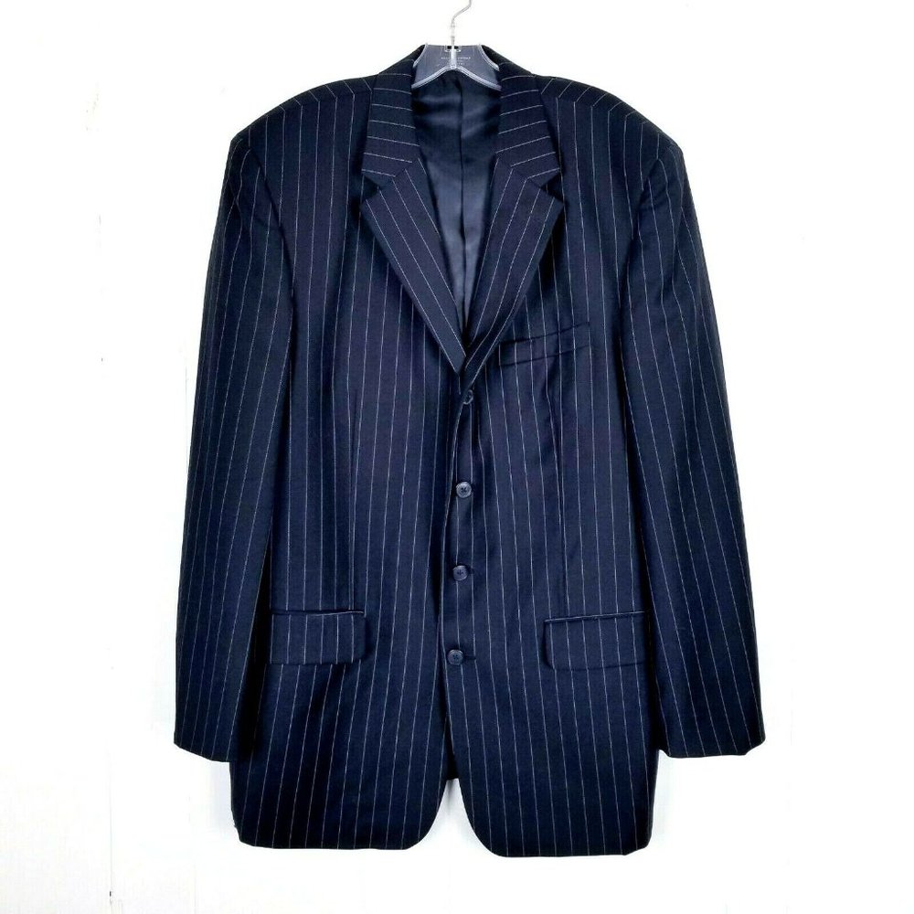 Paulo Solari 100% Wool Striped Sport Coat Jacket